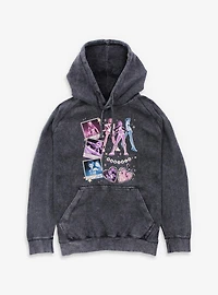 KPop Demon Hunters Huntrix Instant Picture Collage Mineral Wash Hoodie