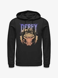KPop Demon Hunters Derpy The Tiger Retro Metal Hoodie