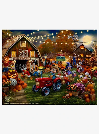 Disney Mickey & Minnie Pumpkin Festival Art Prints