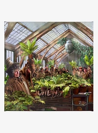 Harry Potter Hogwarts Greenhouse Gallery Wrapped Canvas