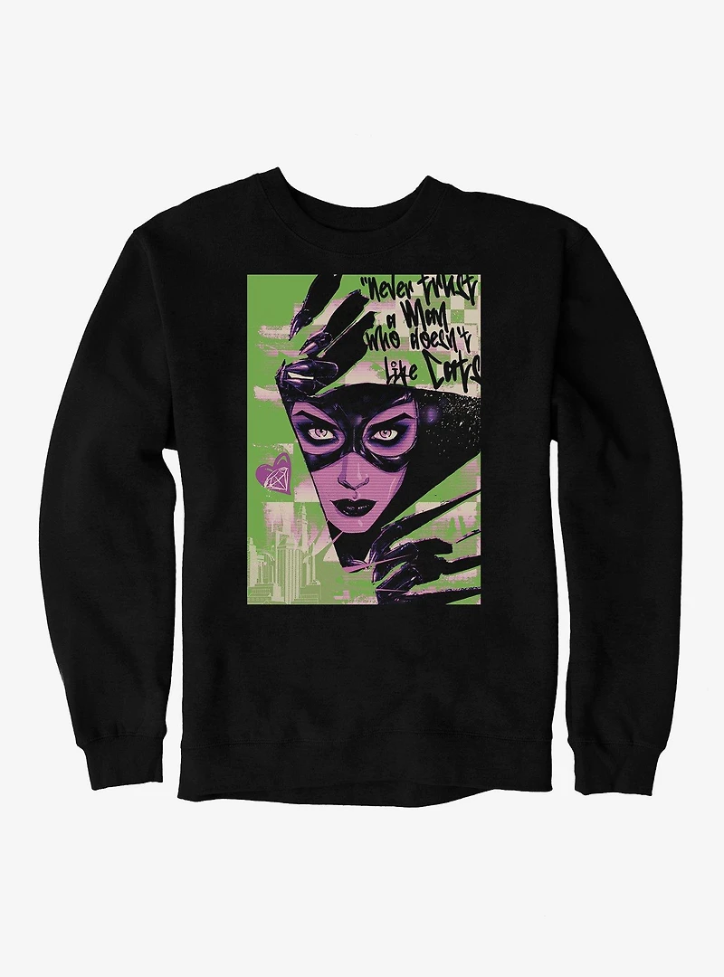 DC Catwoman Never Trust Sweatshirt