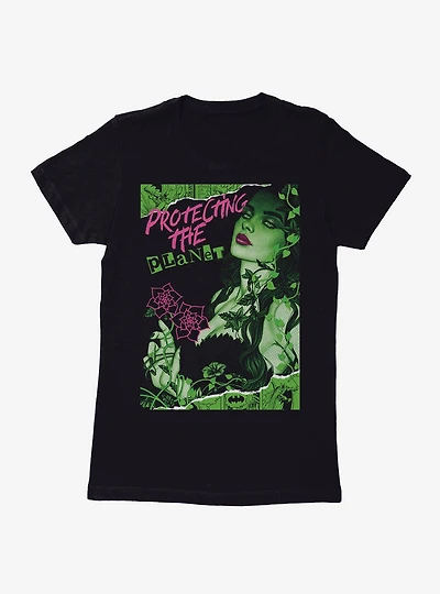 DC Poison Ivy Protecting The Planet Womens T-Shirt