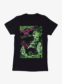 DC Poison Ivy Protecting The Planet Womens T-Shirt