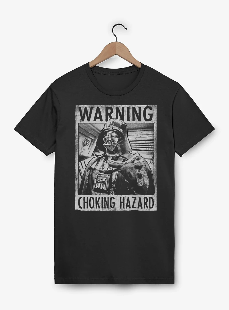 Star Wars Warning Choking Hazard Darth Vader T-Shirt