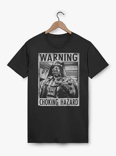 Star Wars Warning Choking Hazard Darth Vader T-Shirt