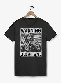 Star Wars Warning Choking Hazard Darth Vader T-Shirt