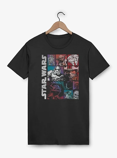 Star Wars Character Grid T-Shirt