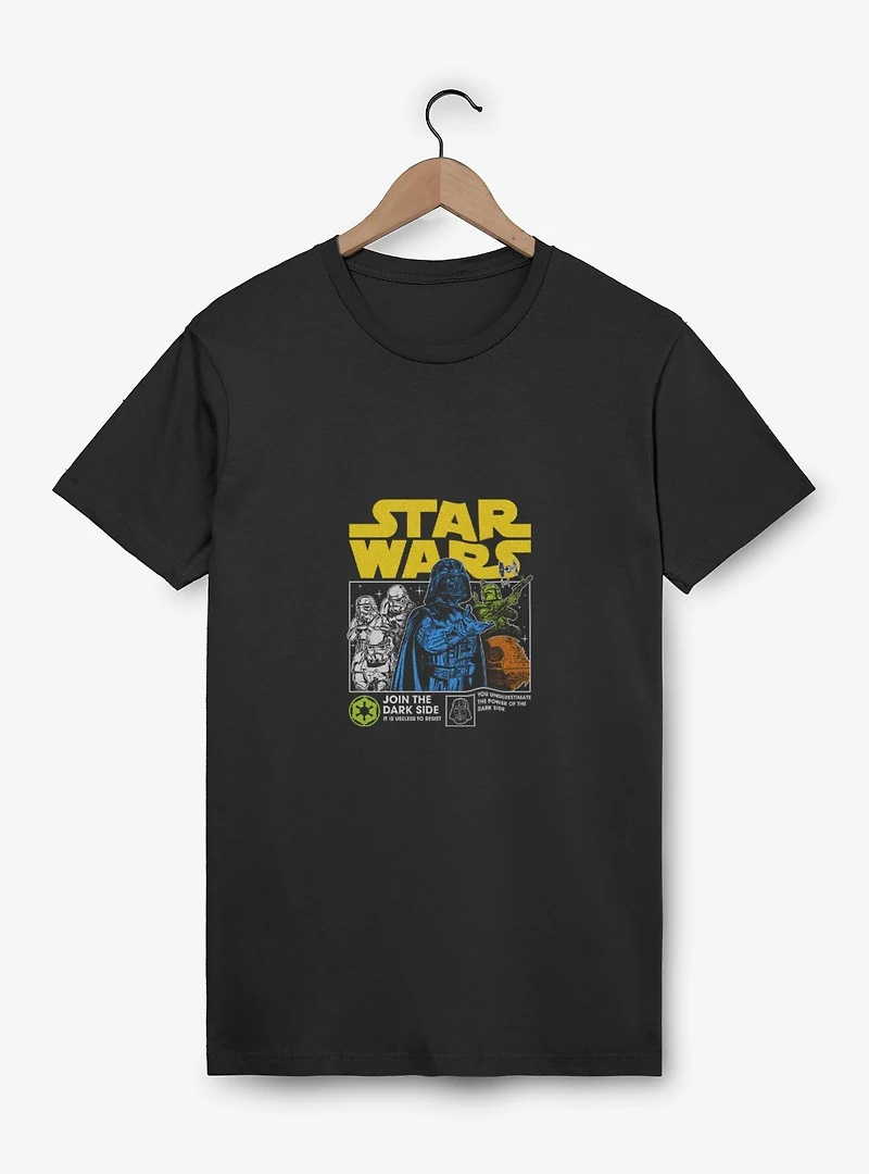 Star Wars Join The Dark Side Useless To Resist Darth Vader T-Shirt