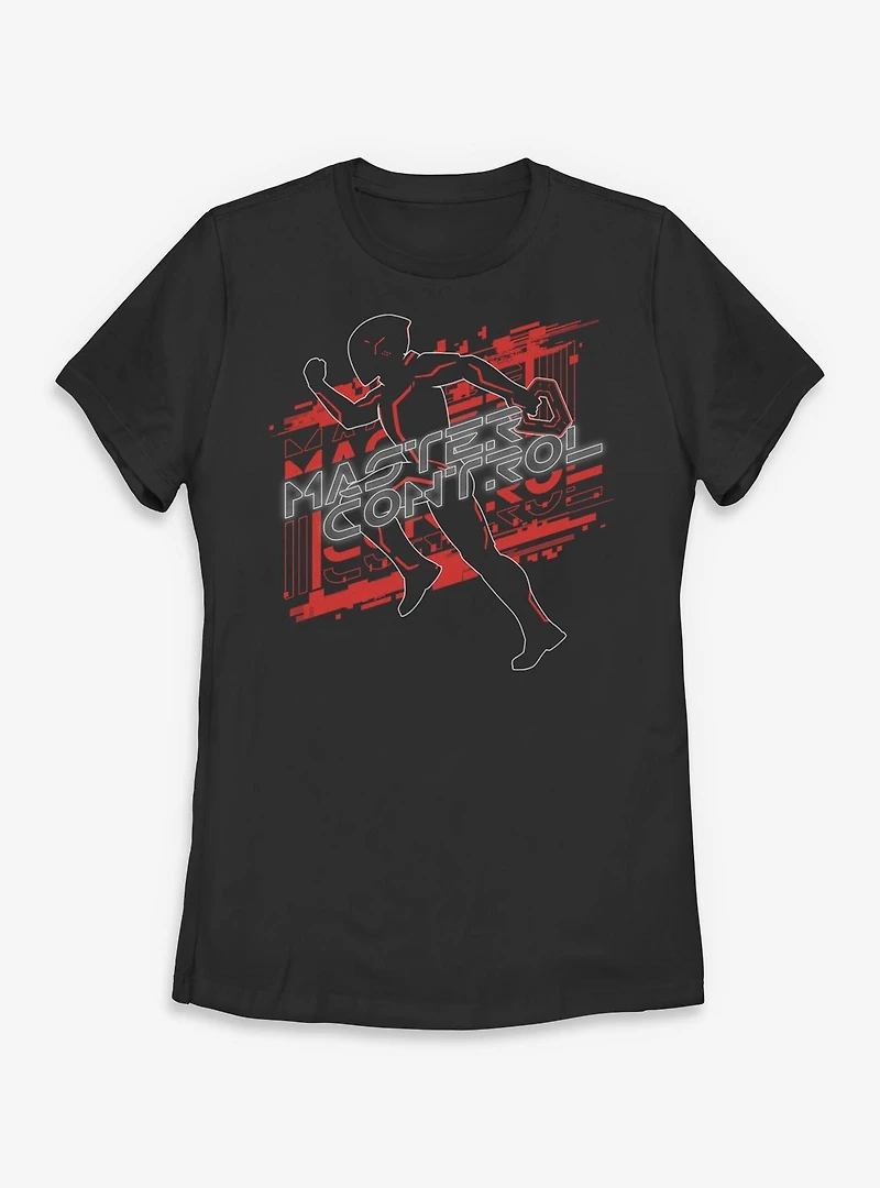 Tron: Ares Master Control Silhouette Womens T-Shirt