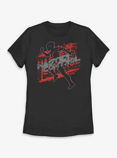 Tron: Ares Master Control Silhouette Womens T-Shirt