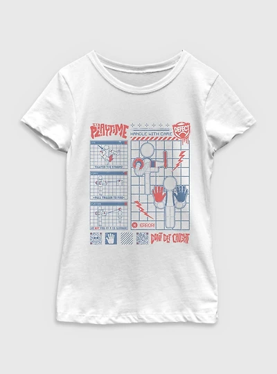 Poppy Playtime Player Youth Girls T-Shirt