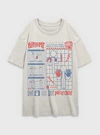 Poppy Playtime Player Womens Oversized T-Shirt