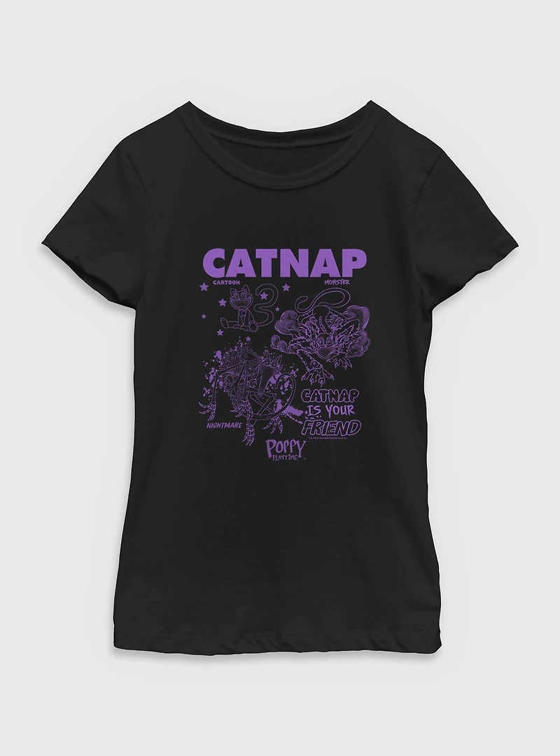 Poppy Playtime Catnap Youth Girls T-Shirt
