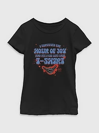 Poppy Playtime I Survived The Hour Of Joy Youth Girls T-Shirt