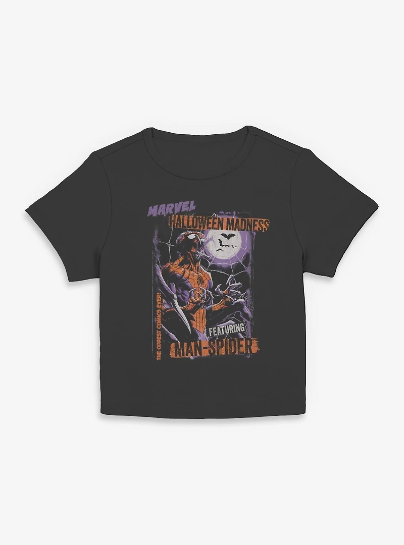 Marvel Spider-Man Halloween Madness Comic Style Cover Women Baby T-Shirt