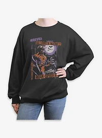 Marvel Spider-Man Halloween Madness Comic Style Cover Womens Oversized Sweatshirt