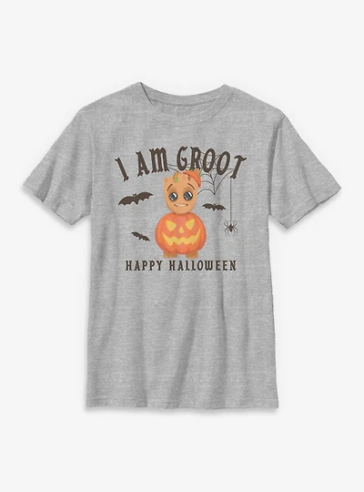 Marvel Guardians of the Galaxy I Am Groot Happy Halloween Youth T-Shirt