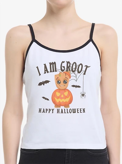 Marvel Guardians of the Galaxy I Am Groot Happy Halloween Womens Cami
