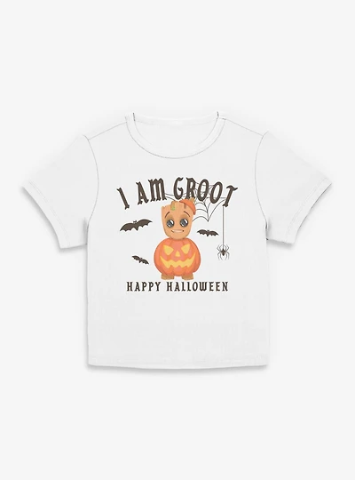 Marvel Guardians of the Galaxy I Am Groot Happy Halloween Women Baby T-Shirt