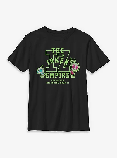 Invader ZIM The Irken Empire Collegiate Style Youth T-Shirt