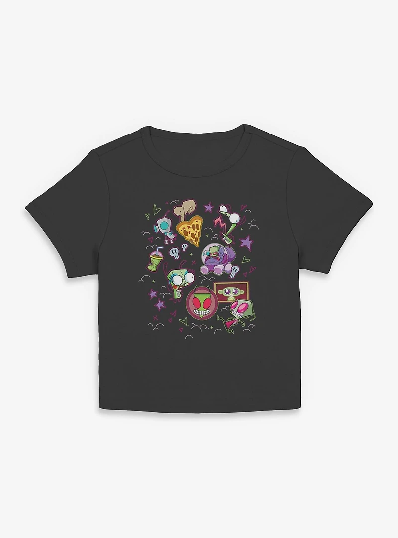 Invader ZIM Icon Doodles Women Baby T-Shirt
