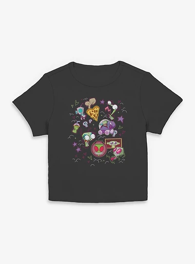 Invader ZIM Icon Doodles Women Baby T-Shirt