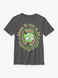 Invader ZIM Please Be Nice To Me Youth T-Shirt