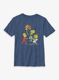 The Simpsons Ready For Halloween Candy Youth T-Shirt