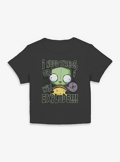 Invader ZIM I Need Tacos Or Will Explode Women Baby T-Shirt
