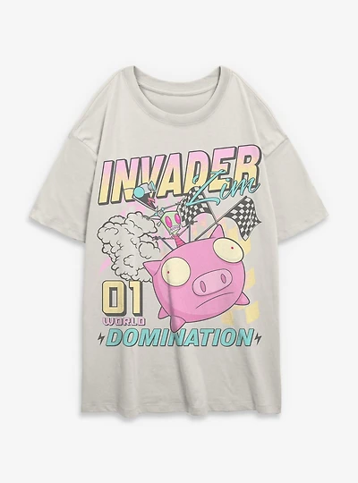 Invader ZIM World Domination 01 Womens Oversized T-Shirt