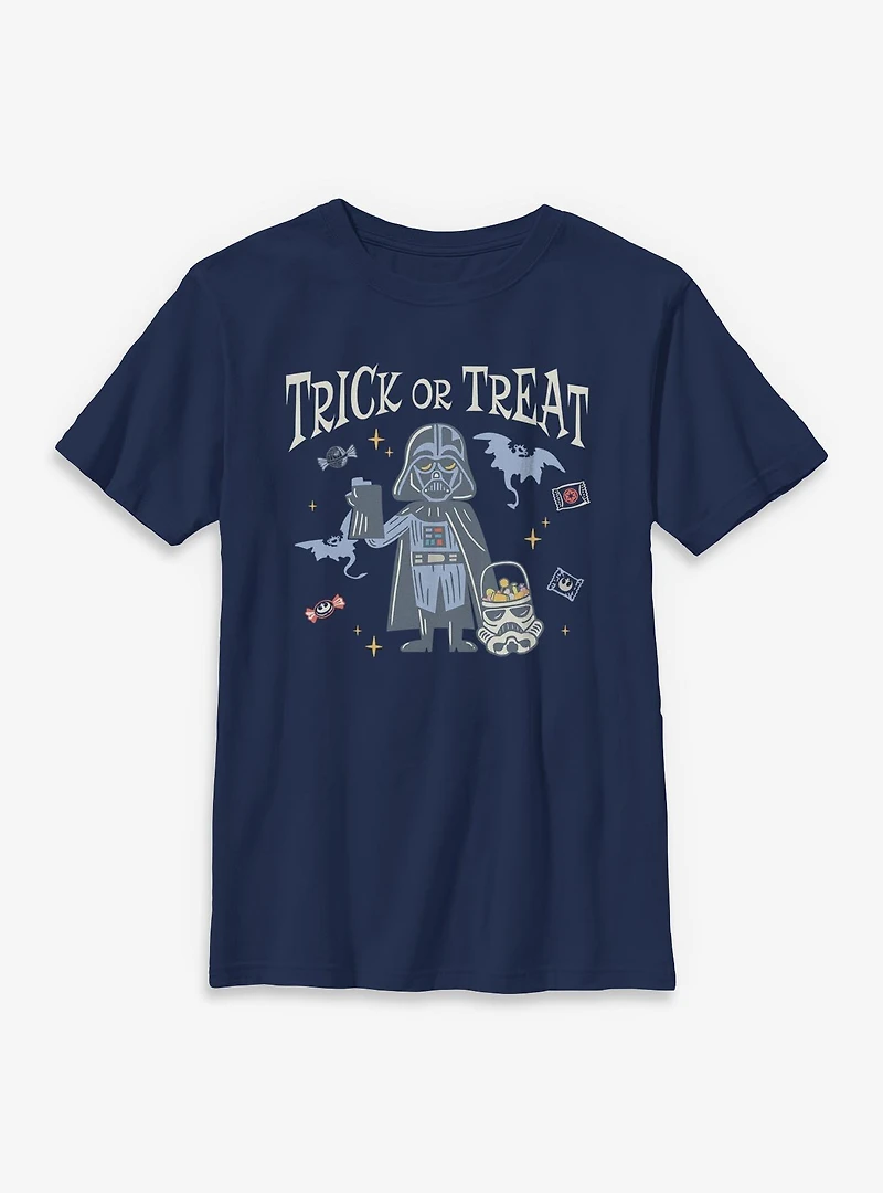 Star Wars Darth Vader Trick Or Treat Youth T-Shirt