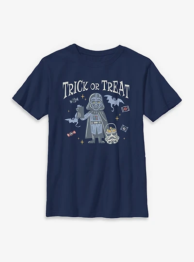 Star Wars Darth Vader Trick Or Treat Youth T-Shirt