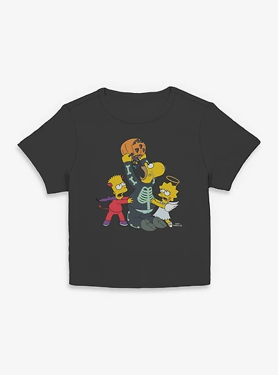 The Simpsons Ready For Halloween Candy Women Baby T-Shirt