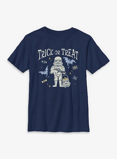 Star Wars Stormtrooper Trick Or Treat Youth T-Shirt