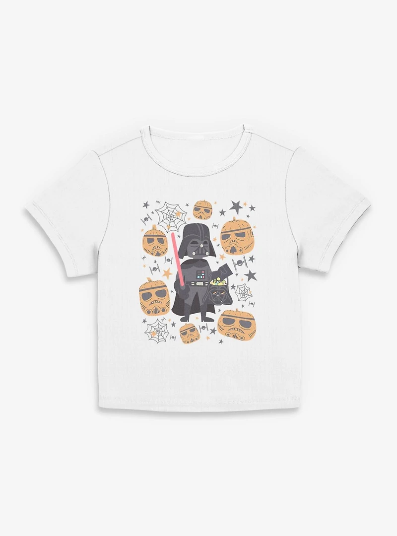 Star Wars Darth Vader & Stormptrooper Pumpkins Women Baby T-Shirt