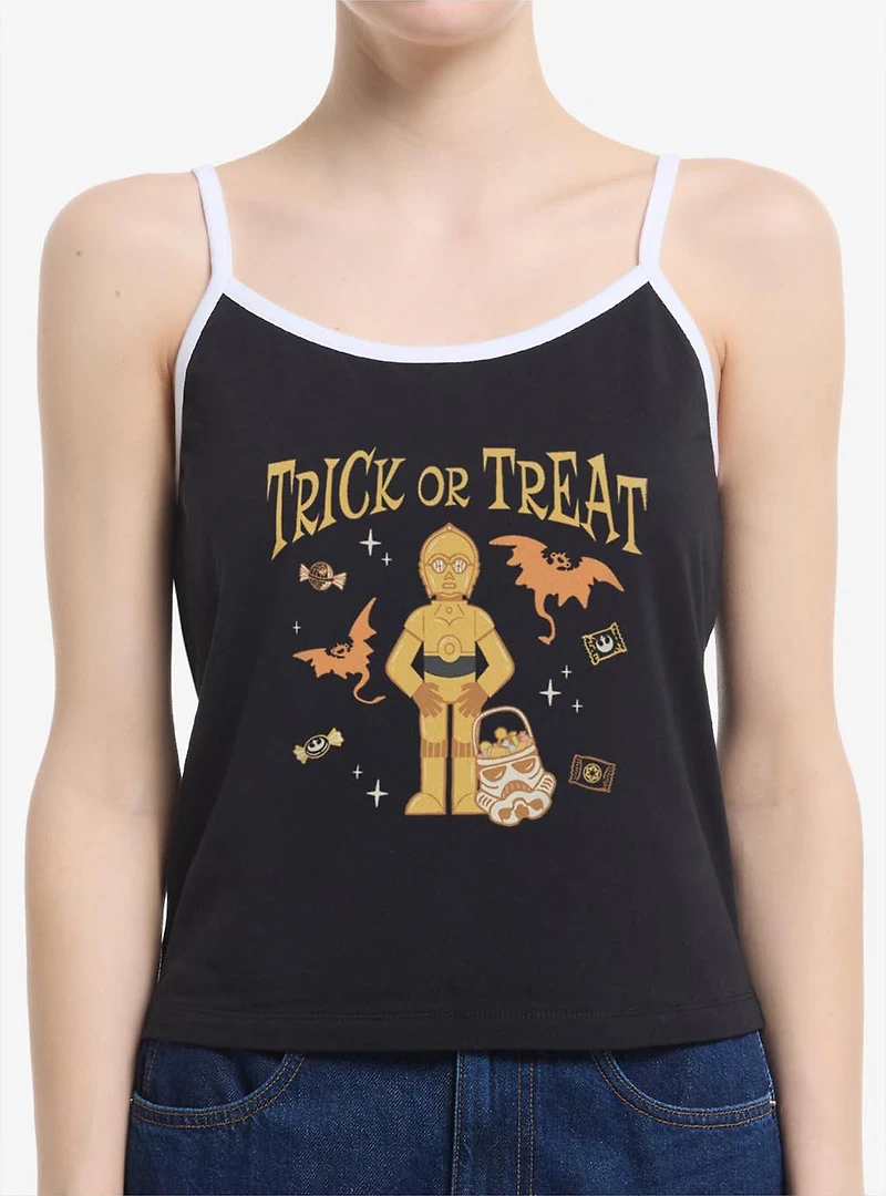 Star Wars C-3PO Trick Or Treat Womens Cami