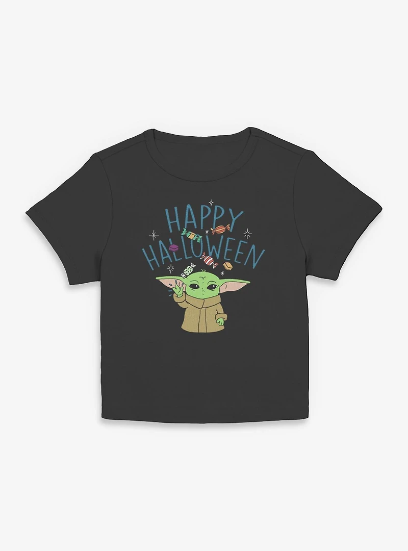 Star Wars The Mandalorian Happy Halloween Grogu Women Baby T-Shirt