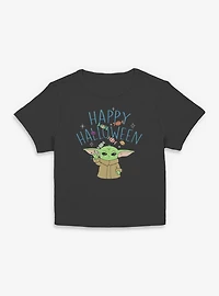 Star Wars The Mandalorian Happy Halloween Grogu Women Baby T-Shirt