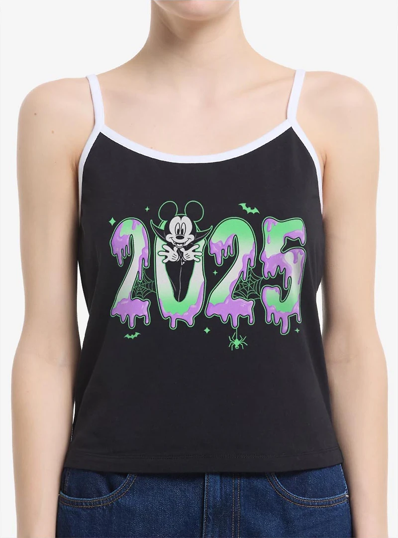 Disney Mickey Mouse Spooky Year 2025 Womens Cami