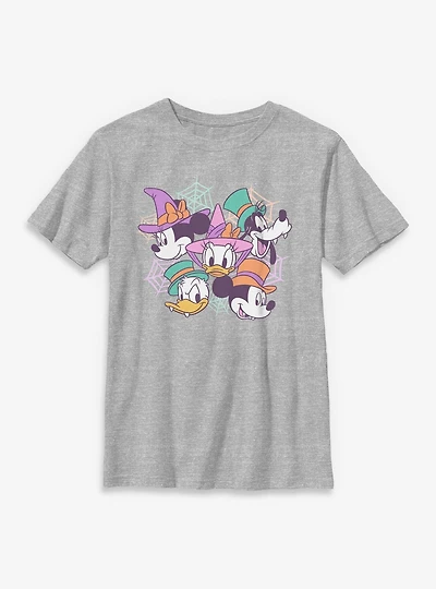 Disney Mickey Mouse & Friends Spooky Group Faces Youth T-Shirt