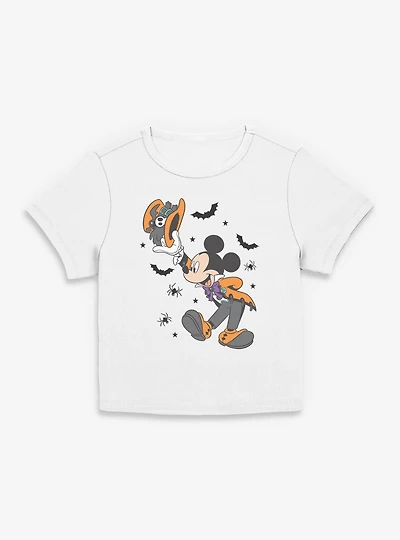 Disney Mickey Mouse Spooky Vibes Women Baby T-Shirt