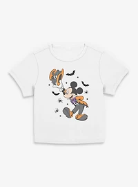 Disney Mickey Mouse Spooky Vibes Women Baby T-Shirt
