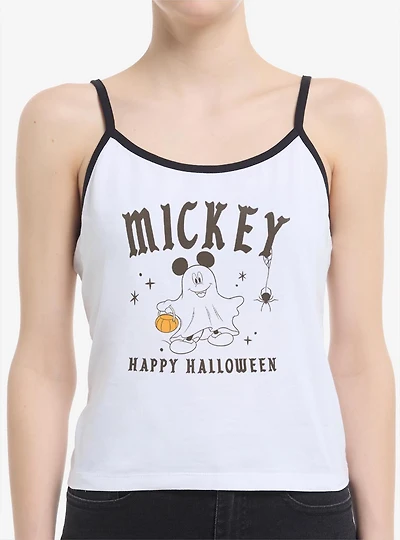 Disney Mickey Mouse Happy Halloween Ghost Spirits Womens Cami