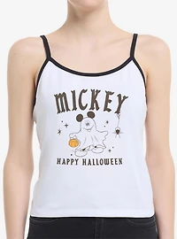 Disney Mickey Mouse Happy Halloween Ghost Spirits Womens Cami