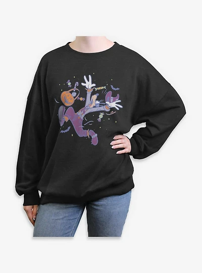 Disney Goofy Haunted Womens Oversized Sweatshirt