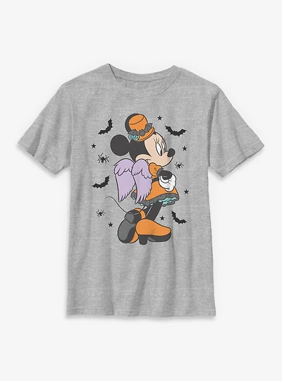 Disney Minnie Mouse Spooky Vibes Youth T-Shirt