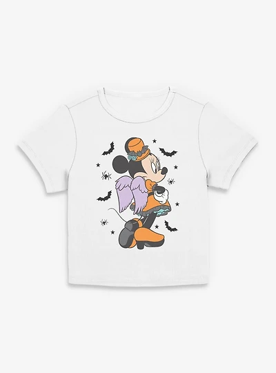 Disney Minnie Mouse Spooky Vibes Women Baby T-Shirt