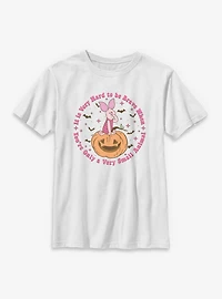 Disney Winnie The Pooh Piglet Very Hard To Be Brave Spooky Youth T-Shirt