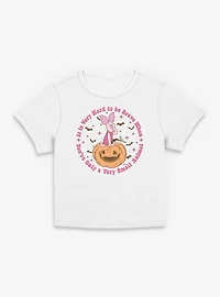 Disney Winnie The Pooh Piglet Very Hard To Be Brave Spooky Women Baby T-Shirt