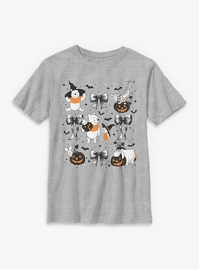 Disney Winnie The Pooh Spooky Bows & Bats Youth T-Shirt